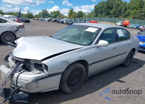 2002 Chevrolet Impala from USA, damaged, VIN 2G1WF52E629125911